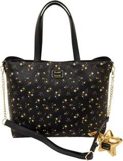 Loungefly: Sanrio Chococat Stars CrossbodyTote Bag with Coin Bag Clothing and Apparel Loungefly