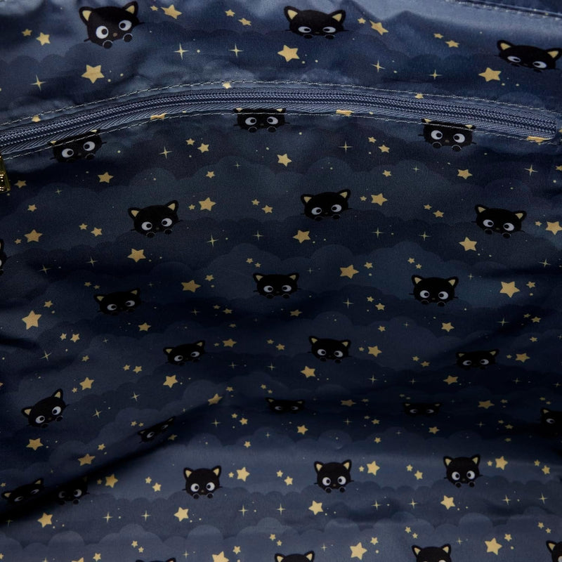 Loungefly: Sanrio Chococat Stars CrossbodyTote Bag with Coin Bag Clothing and Apparel Loungefly