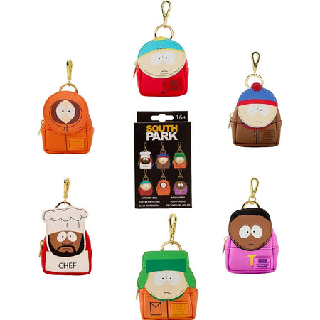 Loungefly: South Park Mini Backpack Charm Mystery Box Memorabilia Loungefly