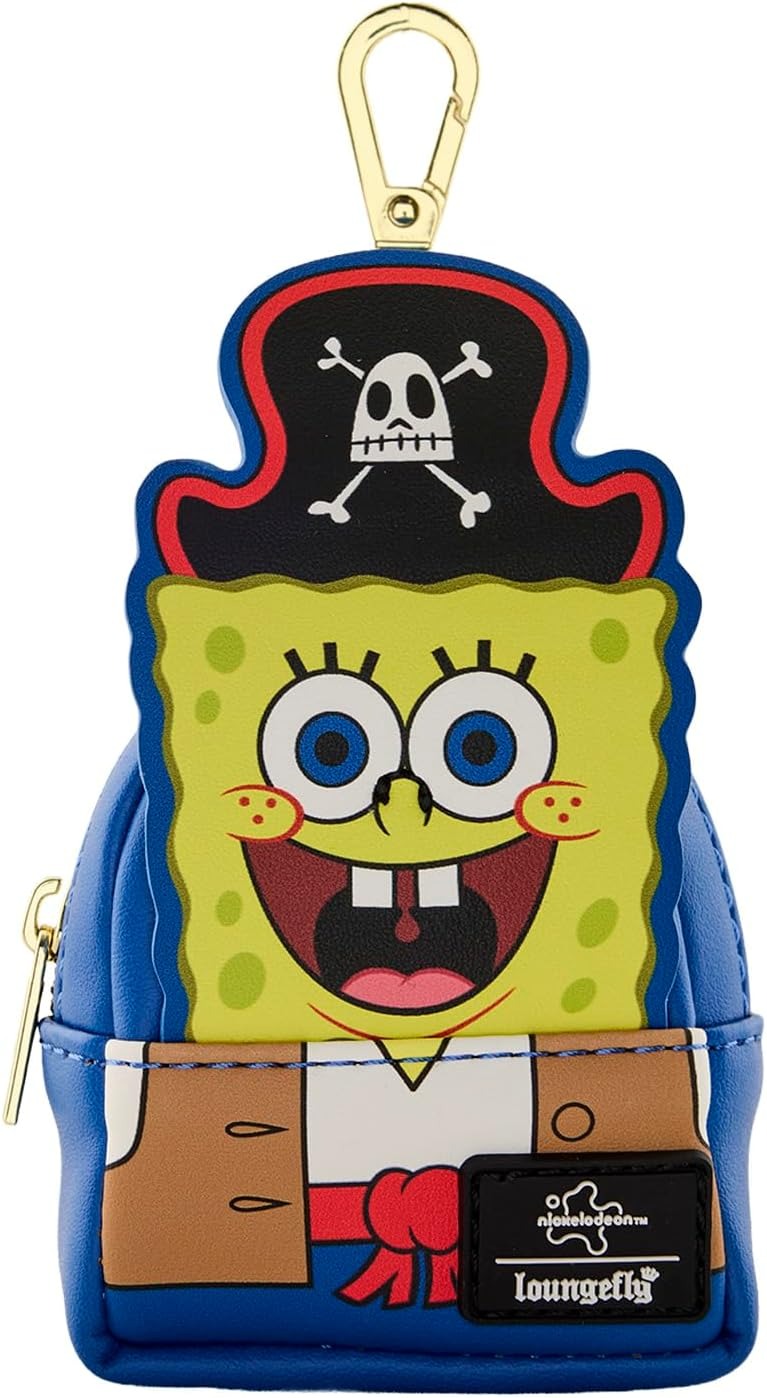 Loungefly: SpongeBob SquarePants Mini Backpack Keychain Charm Toys & Games Loungefly