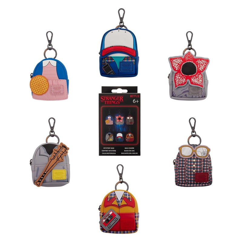 Loungefly Stranger Things: Mystery Mini Backpack Bag Charm - Variant B Clothing and Apparel Loungefly