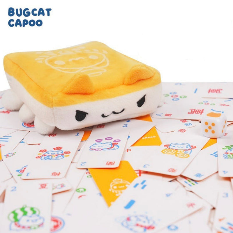 Bugcat Capoo: Lucky Capoo Mahjong Paper Set Board Game Bugcat Capoo