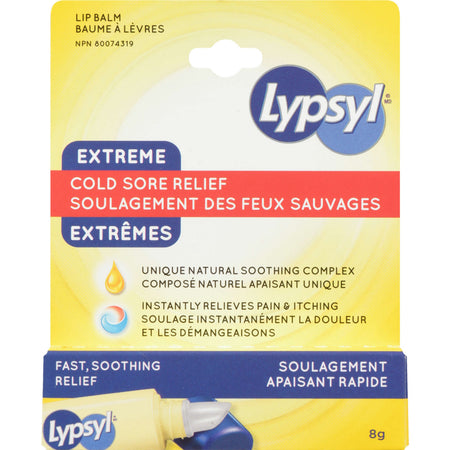 Lypsyl Extreme Cold Sore Relief Lip Balm - 8 mg [Beauty] Beauty Lypsyl   