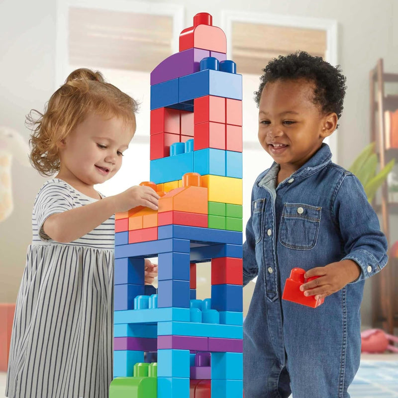 MEGA BLOKS: Big Buidling Bag - 80 Pieces Toys & Games Mattel