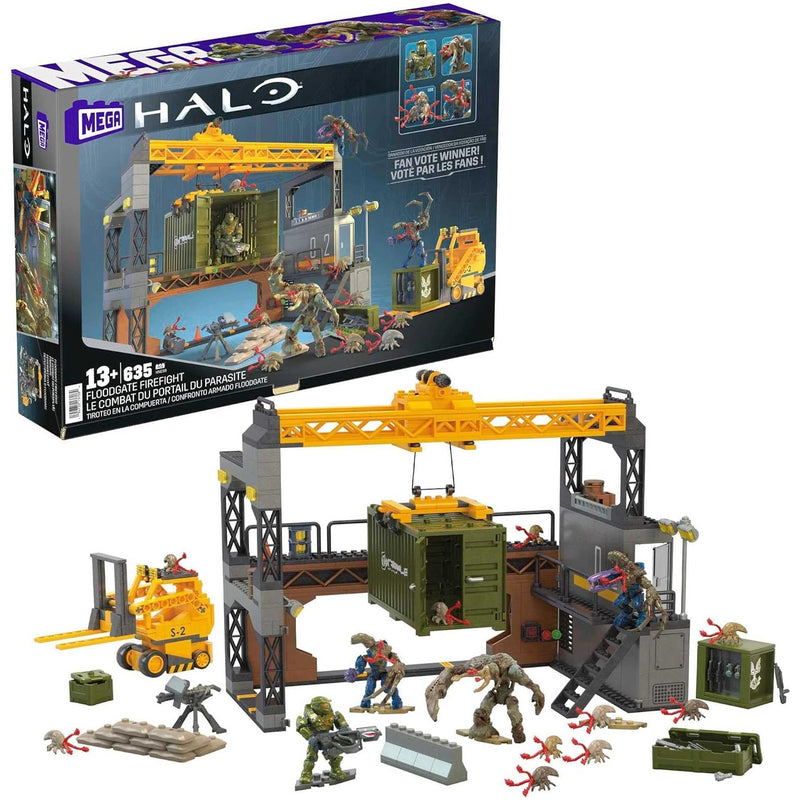 MEGA Halo: Floodgate Firefight - 635 Pieces Toys & Games Mattel