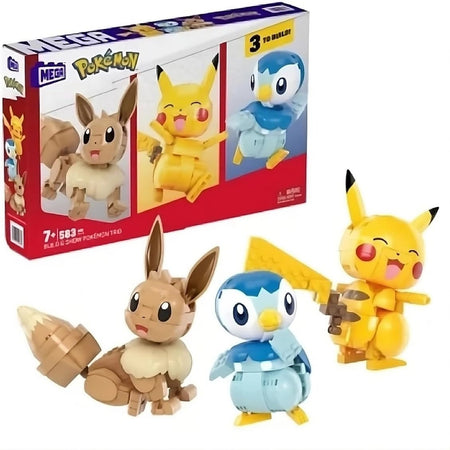 MEGA Pokemon: Build and Show Pokemon Trio - 583 Buildoing Set Toys & Games MEGA