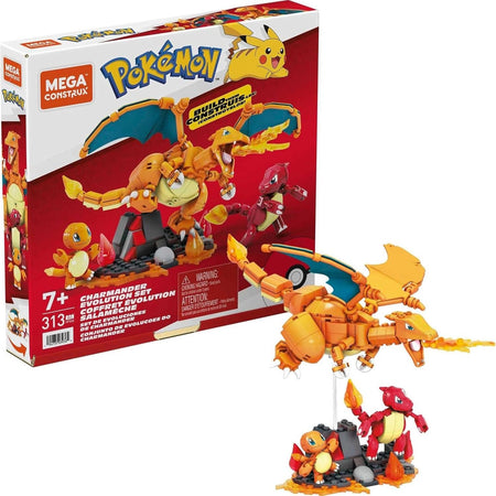 MEGA Pokemon: Charmander Evolution Set - 300 Piece Building Set Toys & Games Mattel