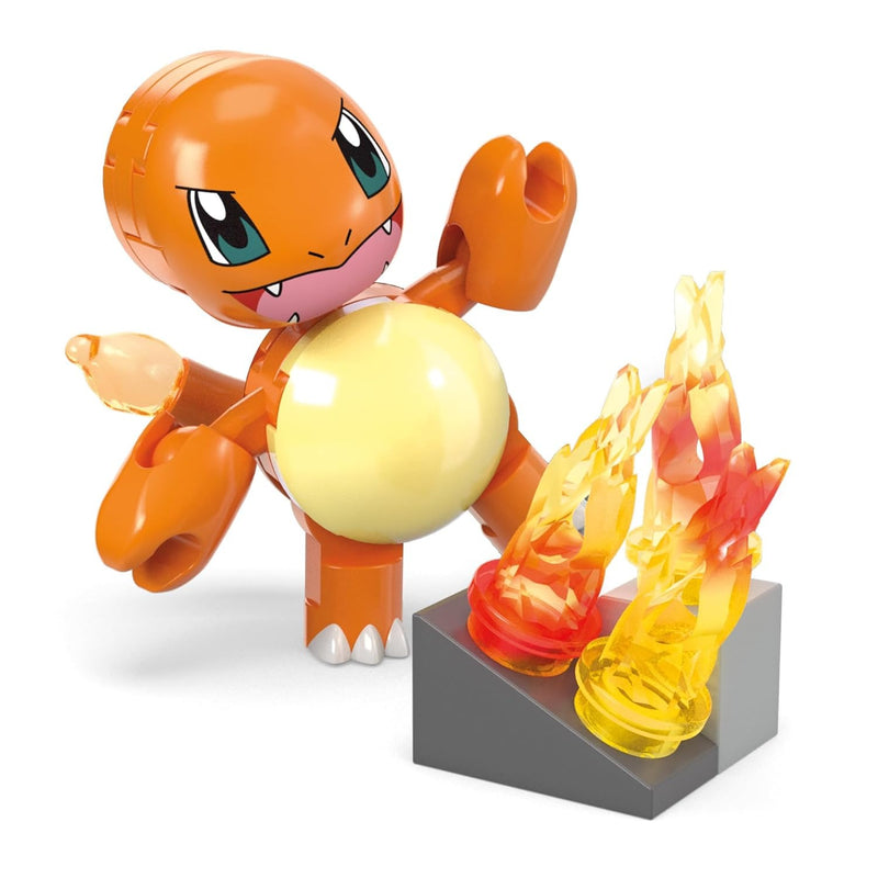 MEGA Pokemon: Charmander's Fire-Type Spin with 81 Pieces Toys & Games Mattel
