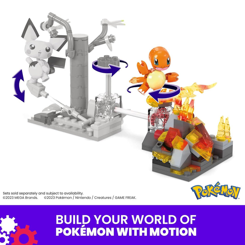 MEGA Pokemon: Charmander's Fire-Type Spin with 81 Pieces Toys & Games Mattel