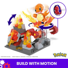 MEGA Pokemon: Charmander's Fire-Type Spin with 81 Pieces Toys & Games Mattel