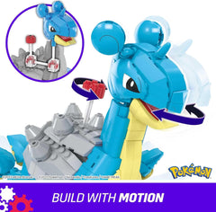 MEGA Pokemon: Lapras - 527 Piece Building Set Toys & Games Mattel