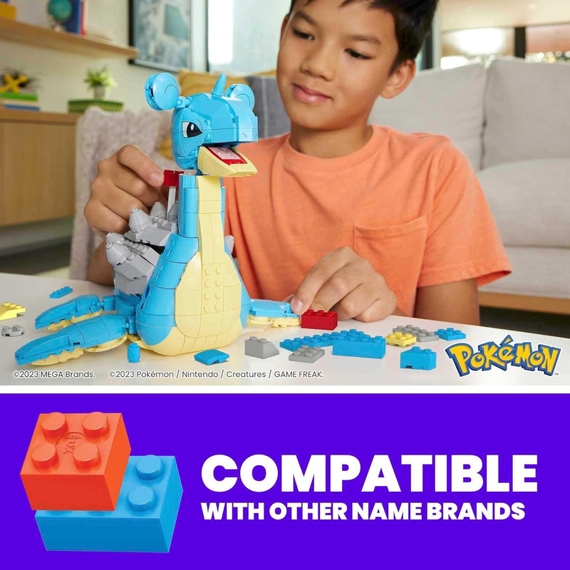 MEGA Pokemon: Lapras - 527 Piece Building Set Toys & Games Mattel