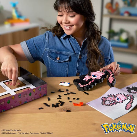 MEGA Pokemon: Mew Pixel Art - 434 Piece Building Set LEGO MEGA