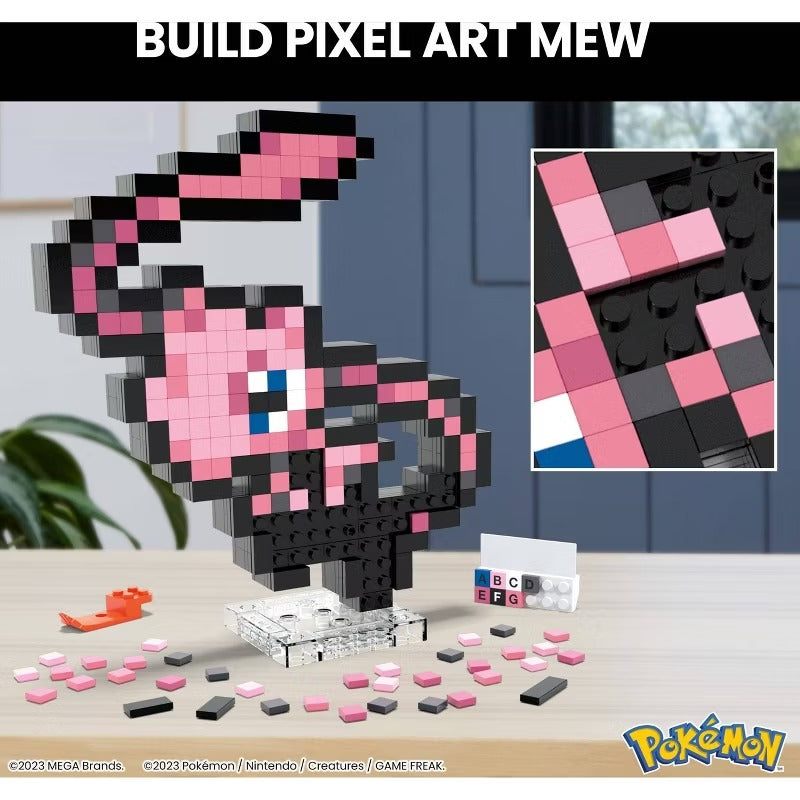 MEGA Pokemon: Mew Pixel Art - 434 Piece Building Set LEGO MEGA