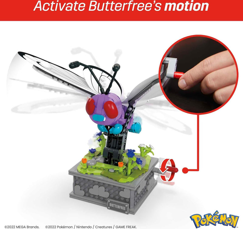 MEGA Pokemon: Motion Butter Free - 582 Piece Building Set Toys & Games Mattel