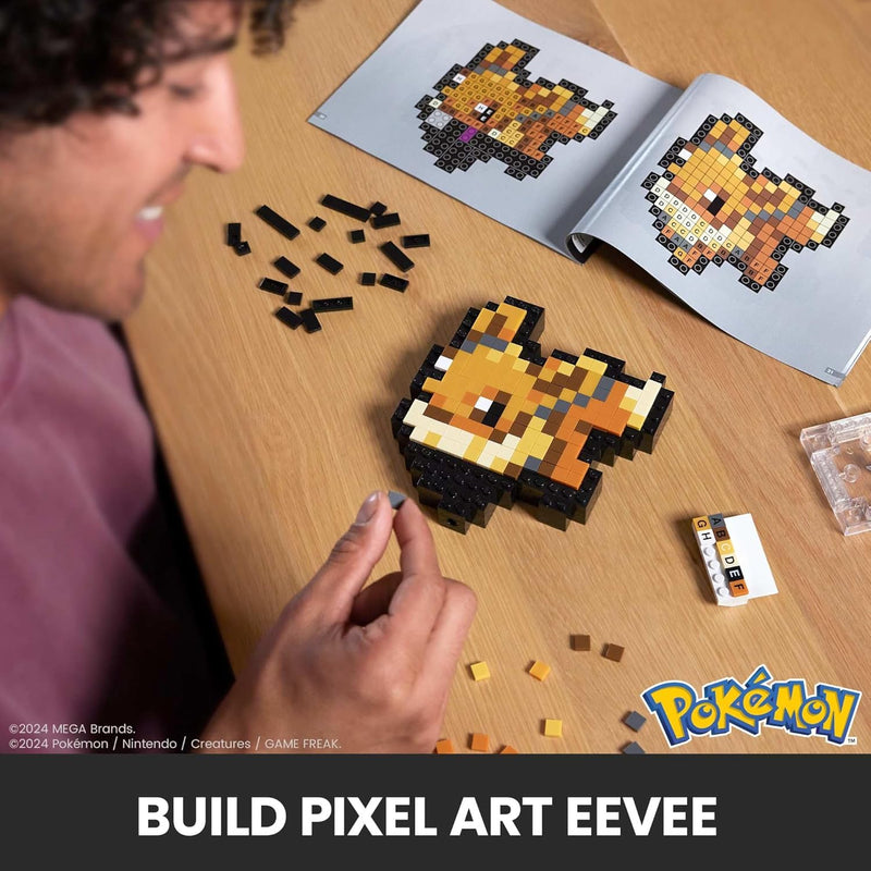MEGA Pokemon: Pixel Art - Eevee Toys & Games Mattel