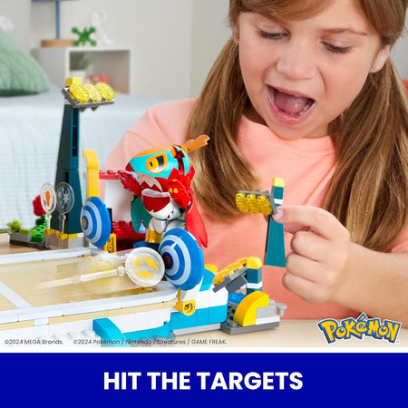 MEGA Pokemon: Training Stadium - 1101 Piece Building Set with 5 Poseable Characters Toys & Games Mattel