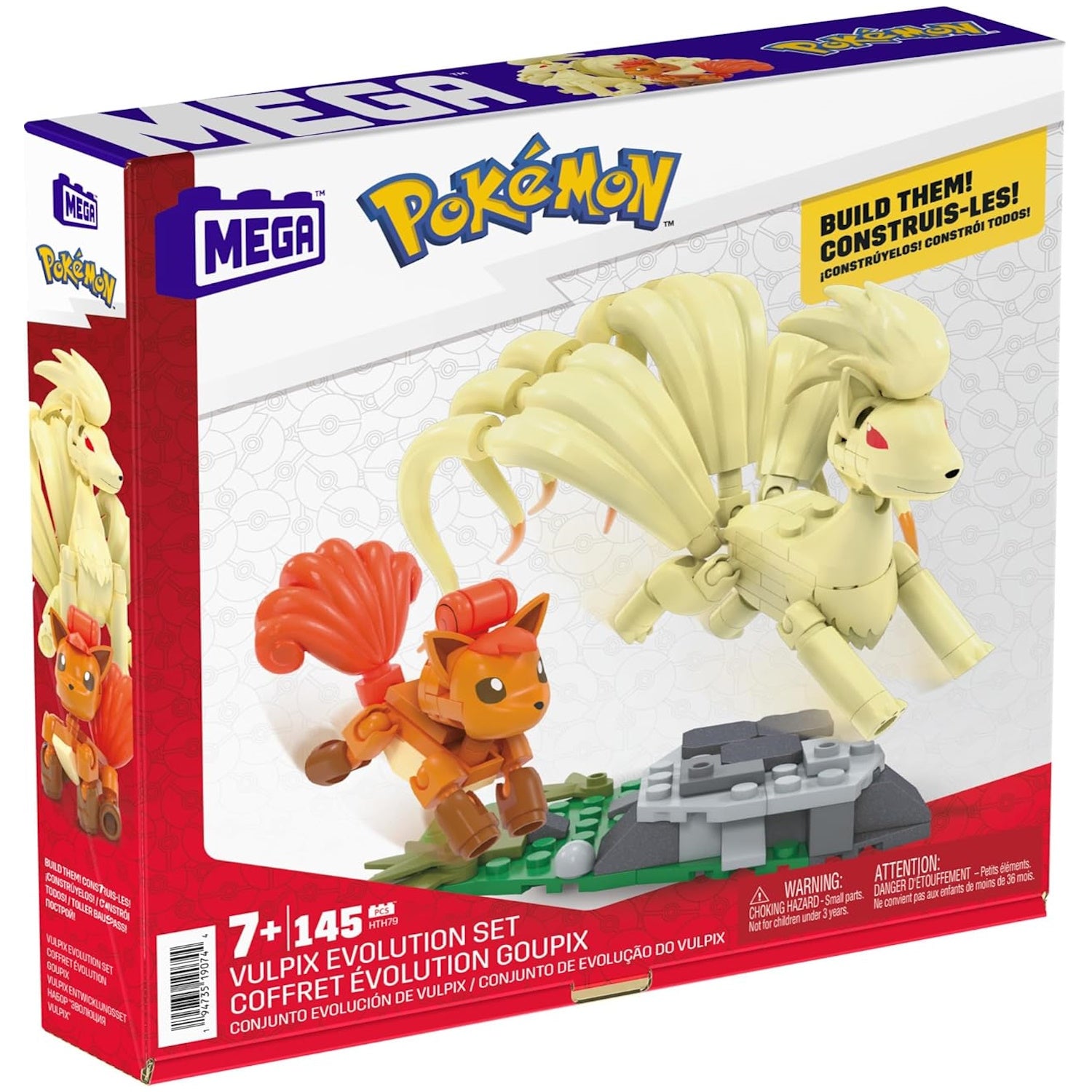 MEGA Pokemon: Vulpis Evolution - 145 Piece Building Set – Shopville