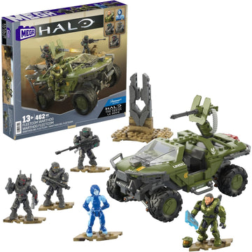 MEGA: Halo Fleetcom Warthog - 462 Building Pieces Toys & Games MEGA   