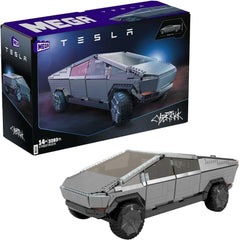 MEGA Construx Bloks: Tesla Cybertruck - 3283 Piece Building Kit [GWW84] [Elon Musk] Toys & Games MEGA   