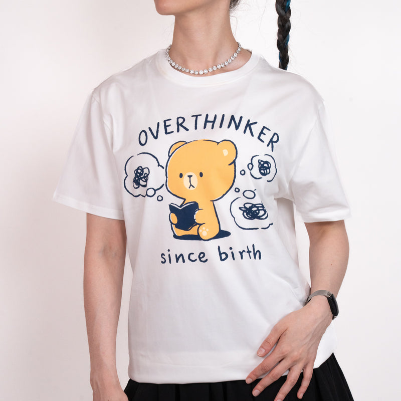 Overthinker T-shirt T-Shirts Milk Mocha Bear