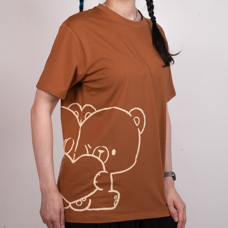 Share My Heart Mocha T-shirt T-Shirts Milk Mocha Bear