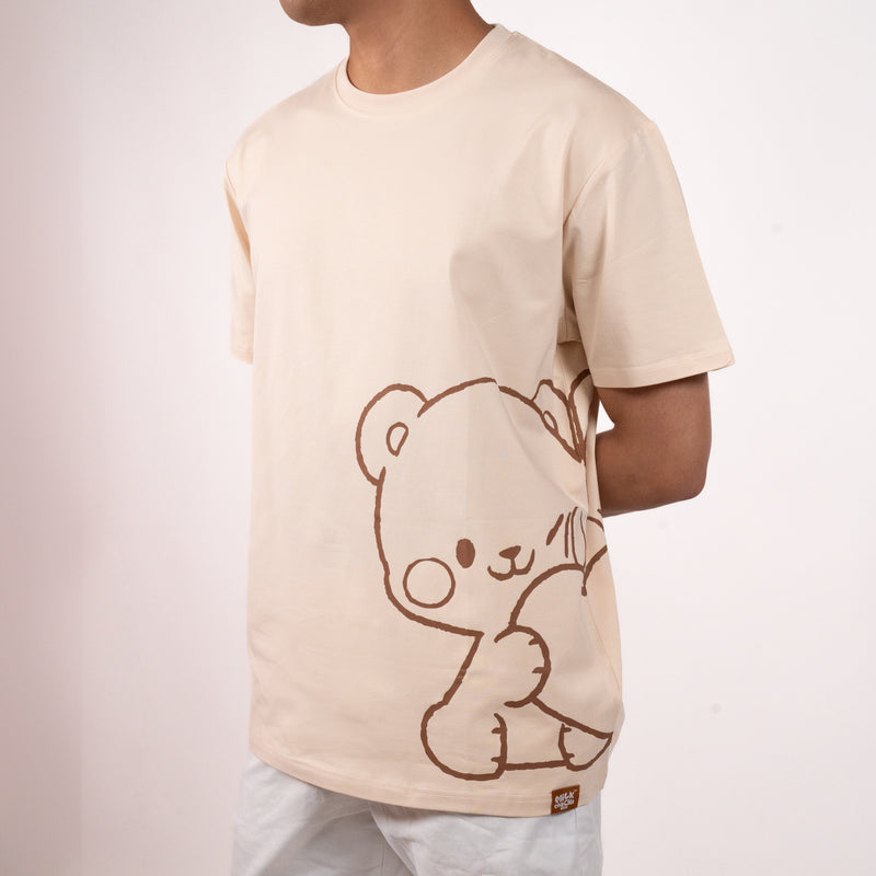 Share My Heart Milk T-shirt T-Shirts Milk Mocha Bear