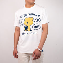 Overthinker T-shirt T-Shirts Milk Mocha Bear