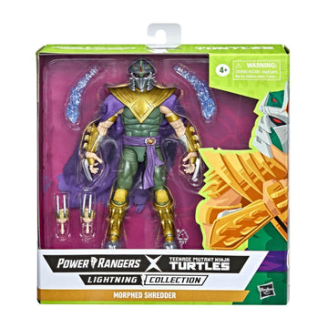 Power Rangers X Teenage Mutant Ninja Turtles Lightning Collection Morphed Shredder [Toys, Ages 4+] Toys & Games Hasbro   