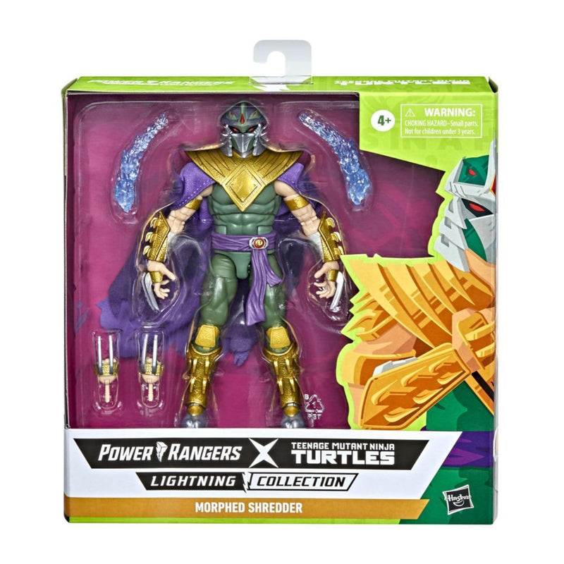 Power Rangers X Teenage Mutant Ninja Turtles Lightning Collection Morphed Shredder [Toys, Ages 4+] Toys & Games Hasbro   