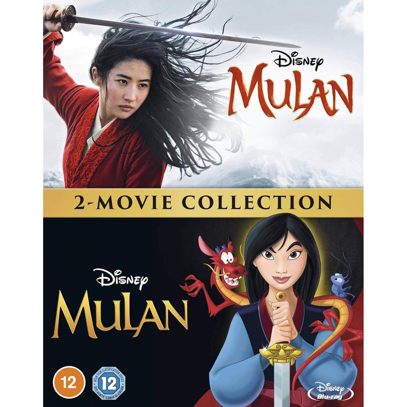 Mulan 1 & 2 and Disney's Mulan (2020) Double Pack [Blu-Ray] DVDs & Blu-Rays Disney   