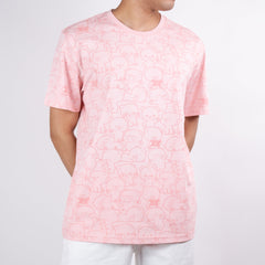 Giordano X Milk Mocha Bear: Daily Life Collage (Pink) T-Shirts Milk Mocha Bear