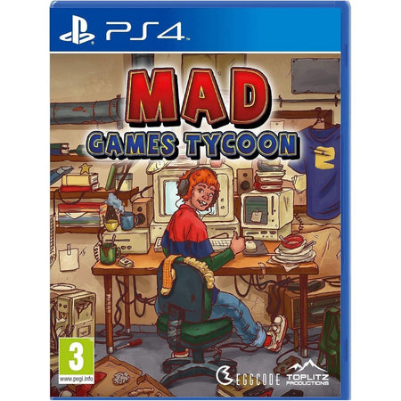 Mad Games Tycoon [PlayStation 4] PlayStation 4 Video Game Eggcode   