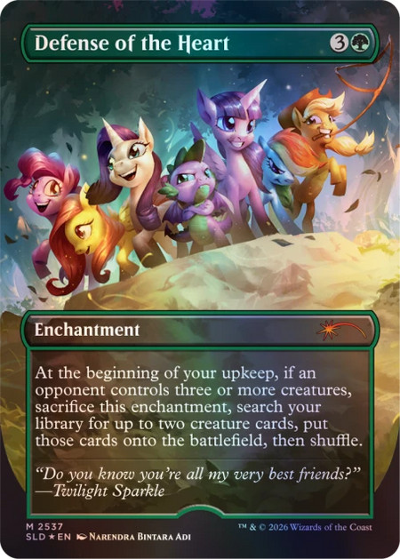 Magic: the Gathering TCG: Secret Lair x My Little Pony - Friendship is Magic (Traditional Foil Edition) Card Game Wizards of the Coast