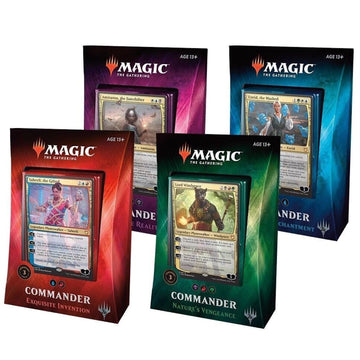 Magic The Gathering: 2018 Commander (Set of 4) Card Game Wizards of the Coast
