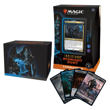 Magic the Gathering TCG: Innistrad Midnight Hunt Commander Deck - Undead Unleashed Card Game Wizards of the Coast