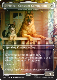 Magic the Gathering: Secret Lair x Fallout: Greet the Dog (Foil) Card Game Wizards of the Coast