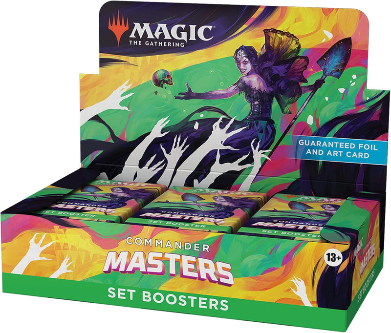Magic The Gathering: Commander Masters Set Booster Box - 24 Packs Card Game Wizards of the Coast