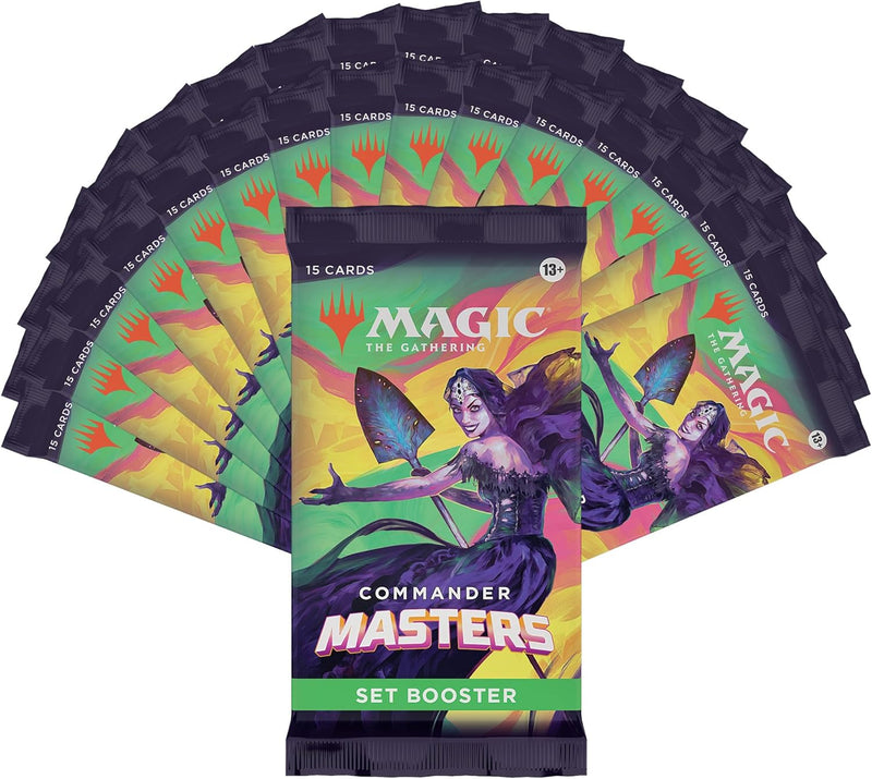 Magic The Gathering: Commander Masters Set Booster Box - 24 Packs Card Game Wizards of the Coast