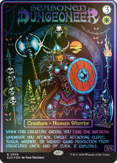 Magic the Gathering: Secret Lair x Dungeons and Dragons - Black Light's and Dark Dungeons (Traditional Foil Edition) Card Game Wizards of the Coast