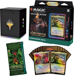 Magic: The Gathering TCG: Universes Beyond: The Lord of the Rings: Commander Deck Bundle - 4 Decks