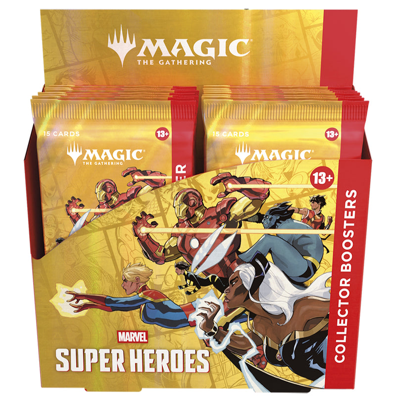Magic The Gathering TCG: Marvel Super Heroes Collector's Booster Box Card Game Wizards of the Coast