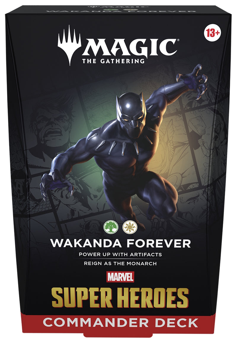 Magic The Gathering TCG: Marvel Super Heroes Commander Display - Set of 4 Card Game Wizards of the Coast