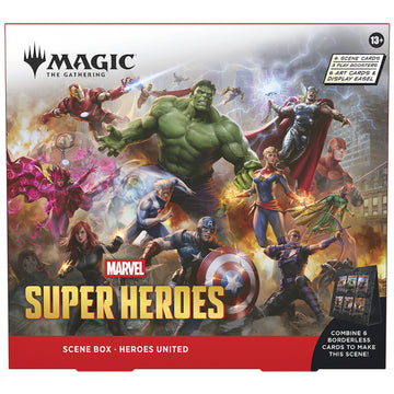 Magic The Gathering TCG: Marvel Super Heroes Scene Box - Heroes United Card Game Wizards of the Coast