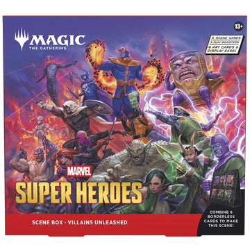 Magic The Gathering TCG: Marvel Super Heroes Scene Box - Villians Unleashed Card Game Wizards of the Coast