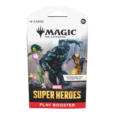 Magic: The Gathering TCG: Marvel Super Heroes Play Booster (Sleeved) Card Game Wizards of the Coast