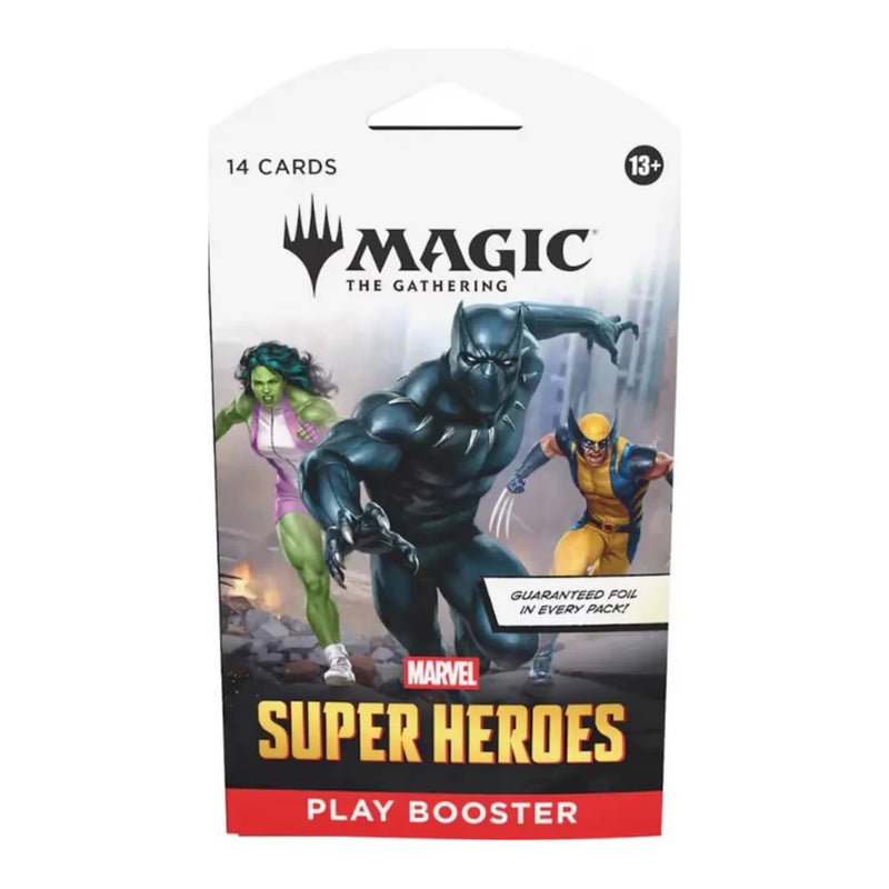 Magic: The Gathering TCG: Marvel Super Heroes Play Booster (Sleeved) Card Game Wizards of the Coast
