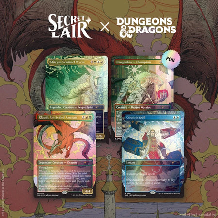 Magic the Gathering: Secret Lair x Dungeons and Dragons - Whispers in Candlekeep (Traditional Foil Edition)
