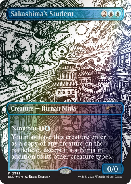 Magic the Gathering: Secret Lair Featuring: Kevin Eastman - Inks (Traditional Foil Edition)