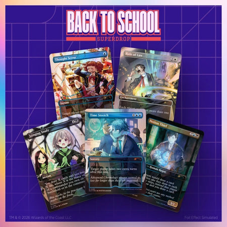 Magic: the Gathering TCG: Secret Lair - Mahō Gakuin Seishun Hakusho (Traditional Foil Edition) Card Game Wizards of the Coast